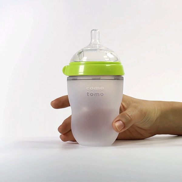 Comotomo soft and squeezy silicone bottle