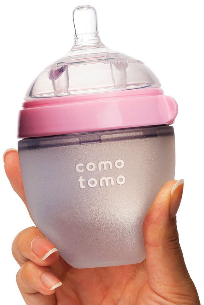 Comotomo breastfeeding baby bottle pink 150ml